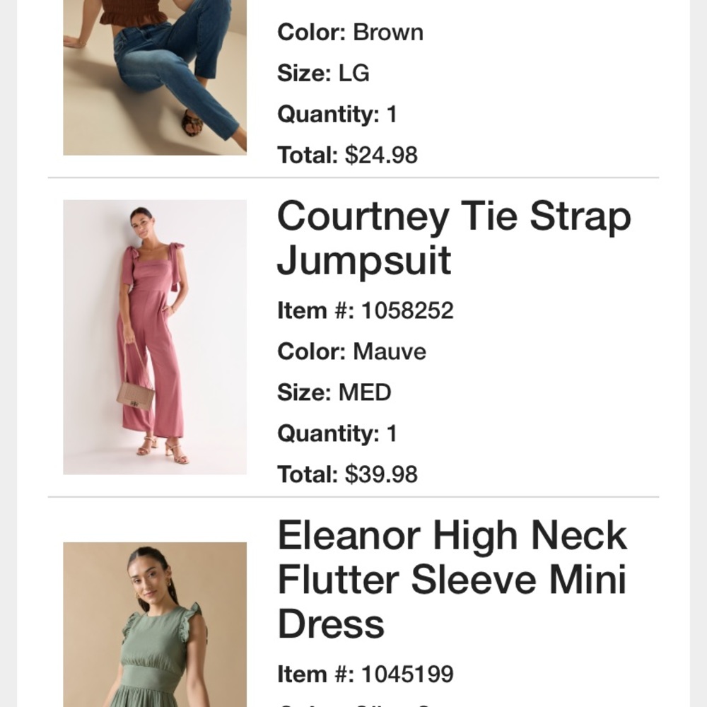 Francesca’s Tie Shoulder Jumpsuit - Picture 9 of 9